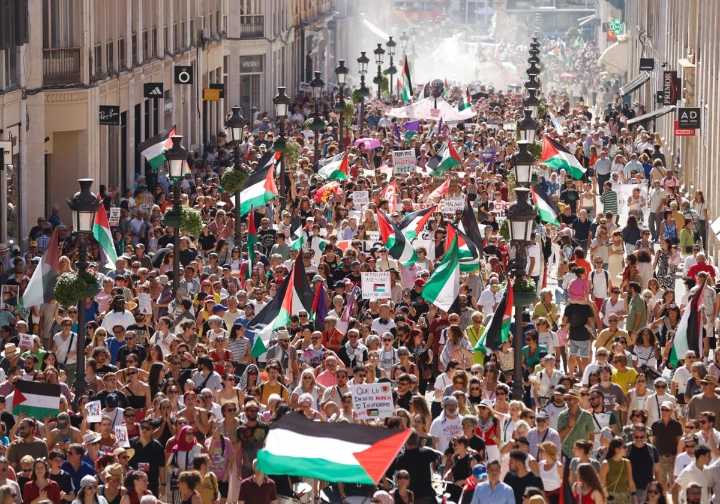 Cientos de miles de europeos marchan para exigir una “Palestina libre”