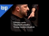 Zelensky seeks  Tomahawk missiles. Trump remains skeptical.