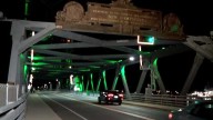 Portsmouth Memorial Bridge lits up green for World PANS/PANDAS Awareness Day