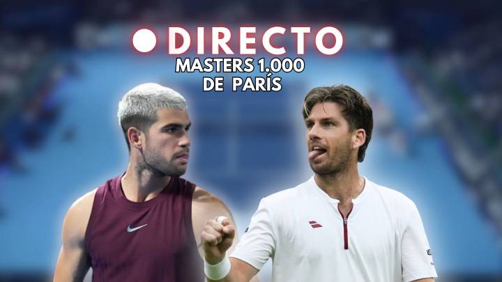 Carlos Alcaraz - Cameron Norrie del Masters 1.000 de París, en directo | Resultado y última hora de los dieciseisavos de final