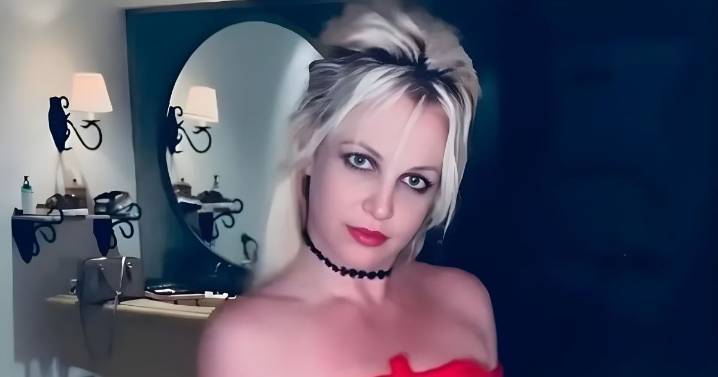 Britney Spears Slays in Red Strapless Mini Dress & Shows Off Her Dance Moves
