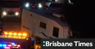 Man charged after allegedly stolen caravan crashes with kids inside