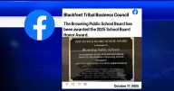 Browning School Board receives 2025 Honor Award