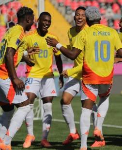 Selección Colombia Sub-20 avanza a cuartos de final con goleada a Sudáfrica