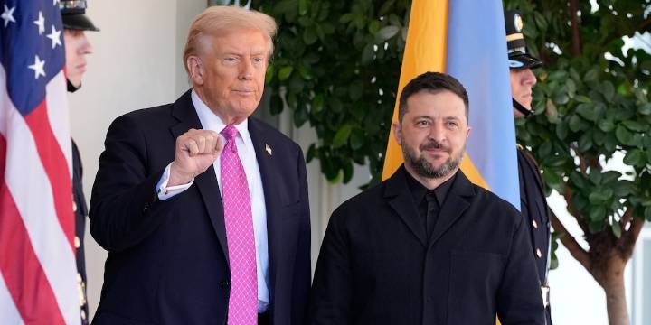 Trump hosts Ukrainian President at White House amid missile negotiations