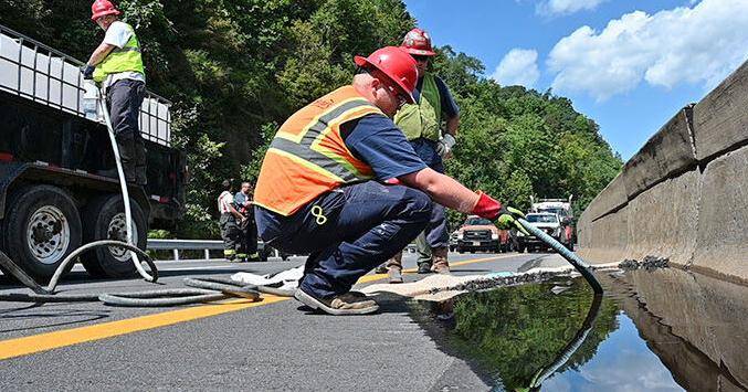 Driver pleads guilty to polluting Paint Creek with chemicals in 2022 truck wreck