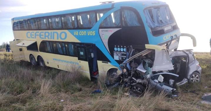 Quién era el hombre que murió en el triple choque con un colectivo que iba a Viedma: cómo están los heridos