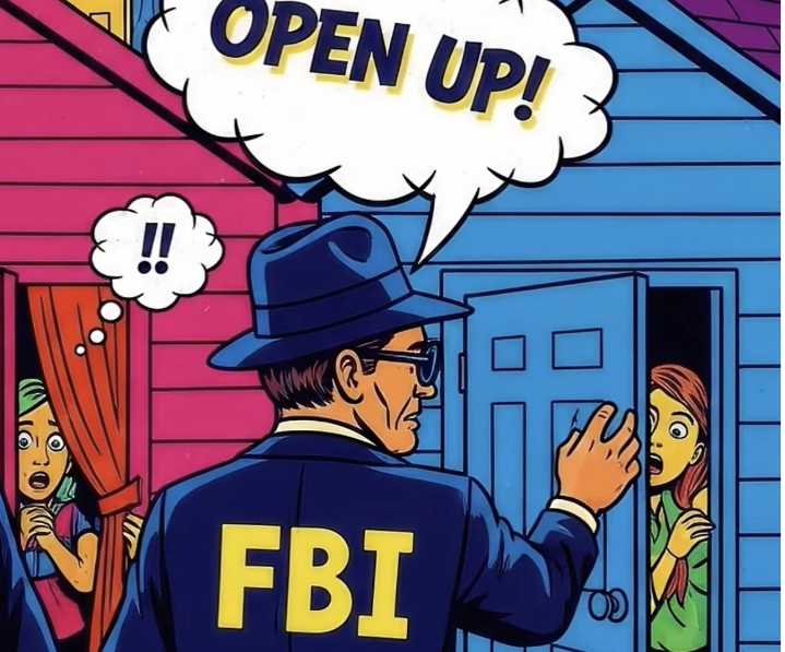 FBI Thugs Are Knocking On Protestors' Doors For Trump