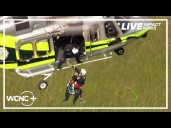 Small plane crashes near Miami, Florida | Pilot rescued by helicopter