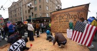 'No Kings' protests against Trump bring a street party vibe to cities nationwide
