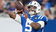 Colts' Richardson inactive after hurting eye in equipment mishap