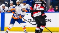 Bridgeport Islanders take on Wolf Pack Friday without Highmore and Warren