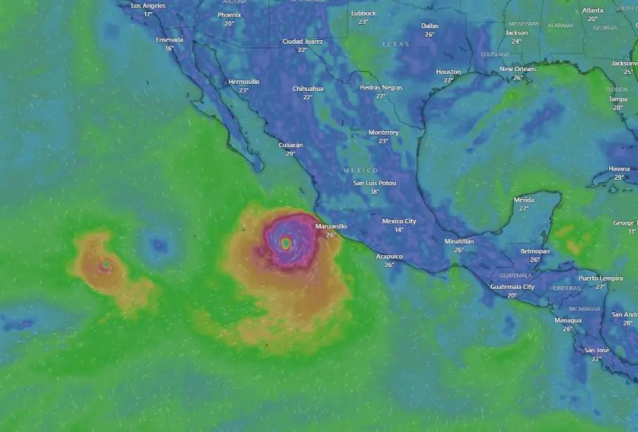 Estos estados de México están amenazados por el huracán Priscilla