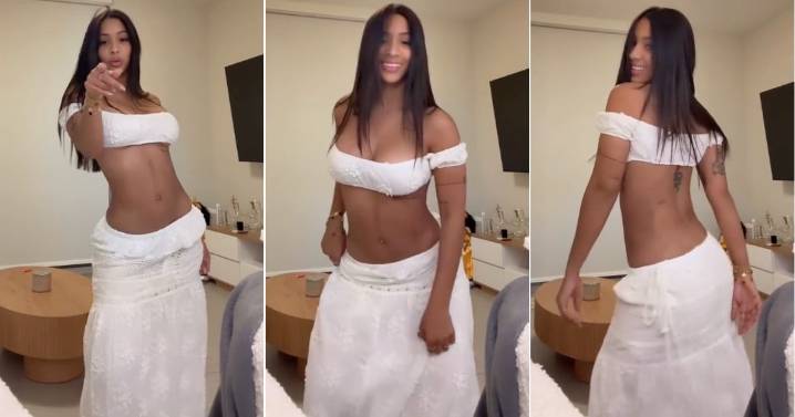 Ni un mes de operada y ya dejó a muchos temblando: El sensual baile de Samantha Hernández a ritmo de conga