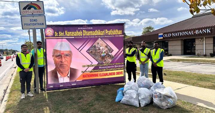 Volunteers for global nonprofit DSNDP clean nearly 200 lbs. of trash from Milwaukee streets