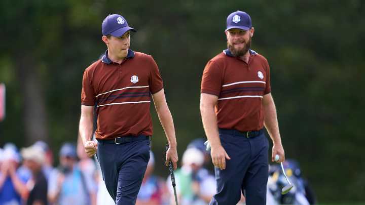 Matt Fitzpatrick, Tyrrell Hatton criticize PGA of America president following Europe's win at 2025 Ryder Cup