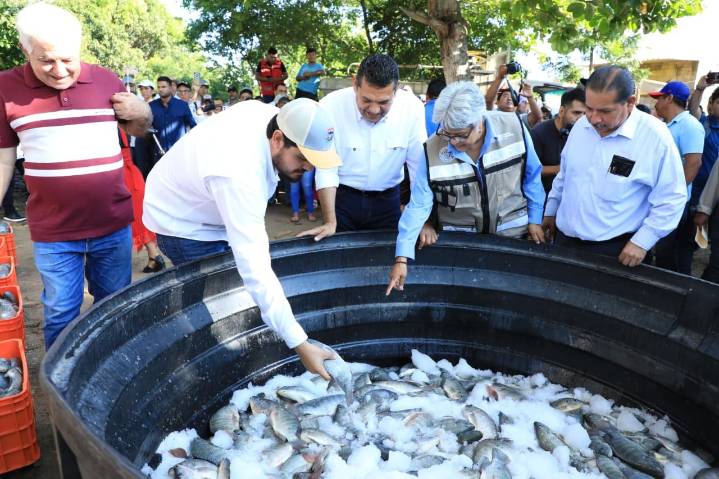 Cosecha histórica de "Pescando Vida" en Jonuta