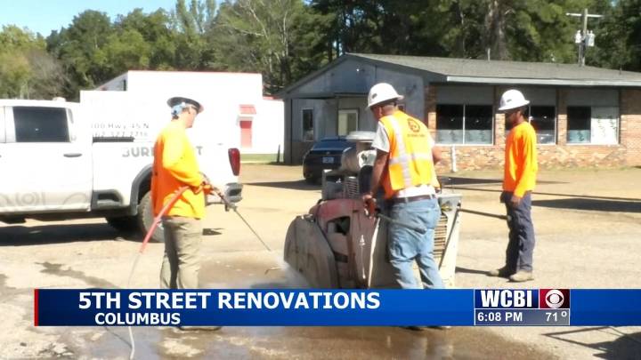 5th Street renovations underway in Columbus