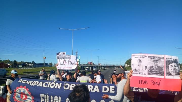 Sigue la lucha: trabajadores despedidos de Ilva cortaron la Panamericana
