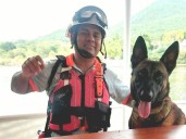 ‘Vuela alto Odín’, Protección Civil de NL despide a héroe canino de rescate K9