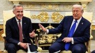 A red tie and laughs about annexation: How Canada’s prime minister is trying to get in Trump’s good graces