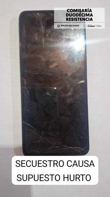 CHACO:    Intentaban Vender Un Celular Robado Y No Lo Lograron