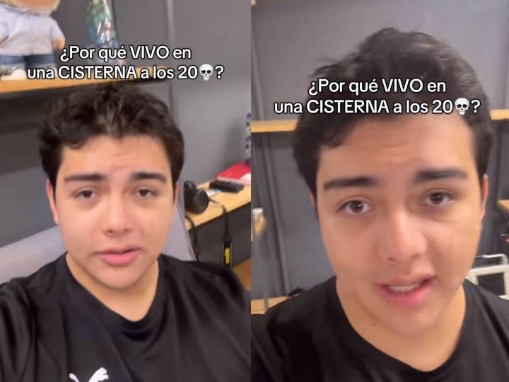 VIDEO: Se hace viral estudiante que vive en cisterna para seguir estudiando