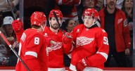 Red Wings erase four-goal deficit, beat Blues