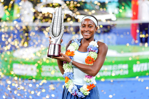 Coco Gauff beats Jessica Pegula to win the Wuhan Open in an all
