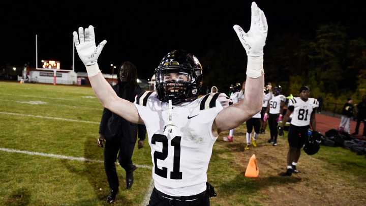 Binns rushes for Burlington Twp. football record, Falcons move to 9