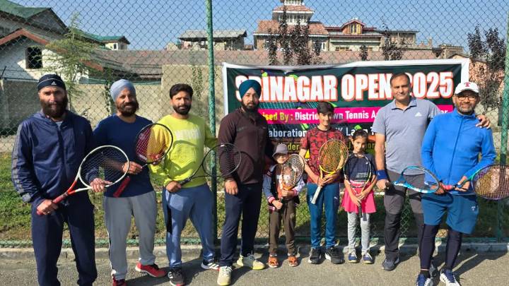 Inayat Jehangir Wins Singles, Doubles Titles at Srinagar Open Tennis Championship 2025