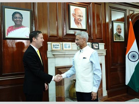 Jaishankar meets US Ambassador-designate Sergio Gor, discusses India-US ties Photo Source: Dr. S Jaishankar's X account [ FULL VIEW ]