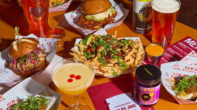 Fly By Jing Brings Sichuan Heat to The Standard Biergarten