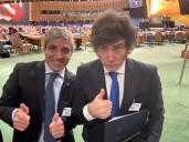 El mensaje de Milei a Caputo tras la confirmación del programa de ayuda de Estados Unidos: "Lejos, el mejor ministro de Economía"