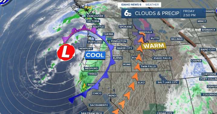 Cold front brings dramatic weekend cool down and mountain snow