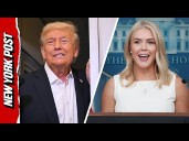 Trump on Karoline Leavitt: 'Those Lips, They Move Like a Machine Gun'