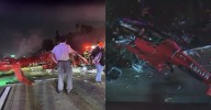 Estados Unidos: Helicóptero médico se estrelló en carretera y dejó a tres personas en estado crítico