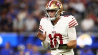 Brock Purdy remains out and Mac Jones is limited for the 49ers