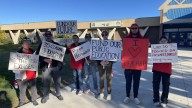 Lethbridge students & parents rally as Alberta-wide teachers’ strike begins