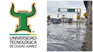 Suspendieron clases presenciales matutinas en la UTCJ por la lluvia