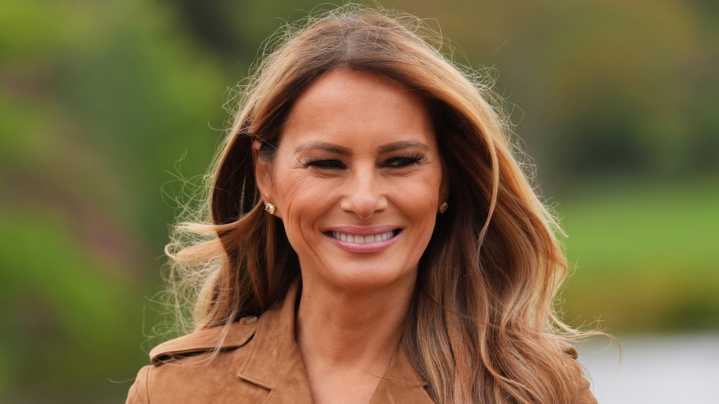Melania Trump Can't Quit Big Coats & It Doesn't Do Her Figure Any Justice