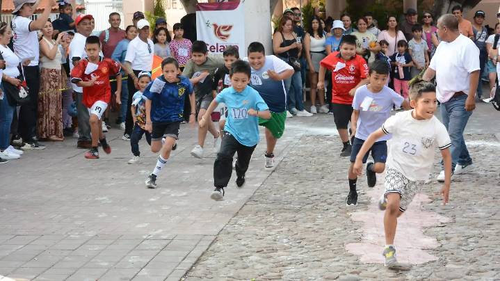 Carrera infantil en el Barrio de San Miguel 2025: 140 participantes