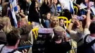 Israelis gather at Hostage Square ahead of hostages release