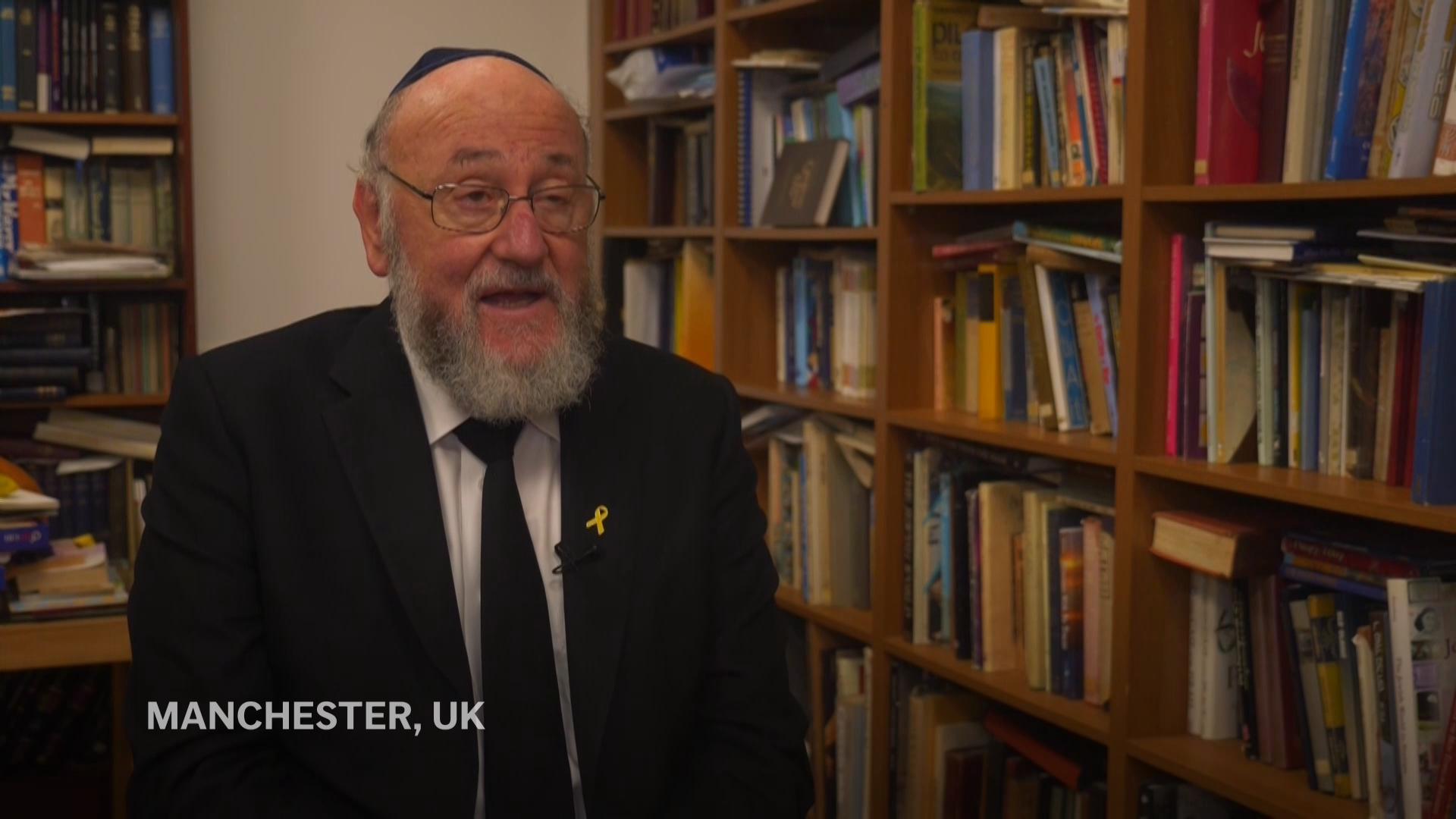 UK's Chief Rabbi shares reaction to attack in Manchester
