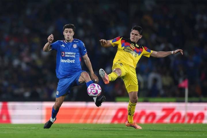 Cruz Azul remonta ante el América y se adueña del clásico joven