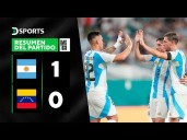 Resumen, gol y video: Argentina venció 1-0 de Venezuela por amistoso internacional