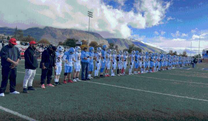 WATCH: Football game at Ben Lomond High holds moment of silence for murdered student among increased police presence