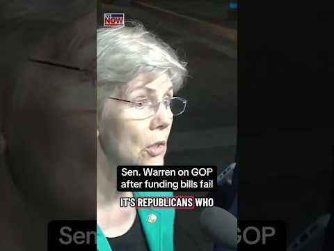 Warren on GOP after funding bills fail