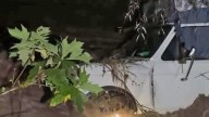 TRATARON DE CRUZAR EN SU TROQUITA Y SE LOS ANDABA LLEVANDO LA CORRIENTE
