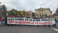 Tensión en la manifestación de Barcelona contra la detención de la Flotilla Global Sumud